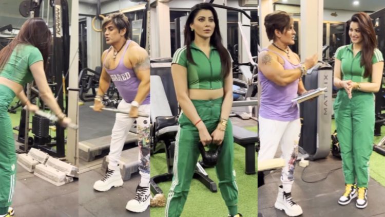 Urvashi Rautela is absolutely stunning and a fitness icon" says Yash Birla as their workout video goes viral