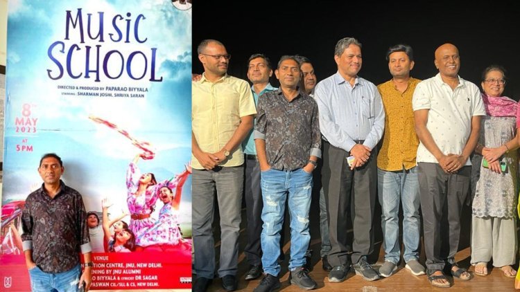 Overflowing Crowd at JNU as Lyricist Dr. Sagar Presents "Music School" Preview