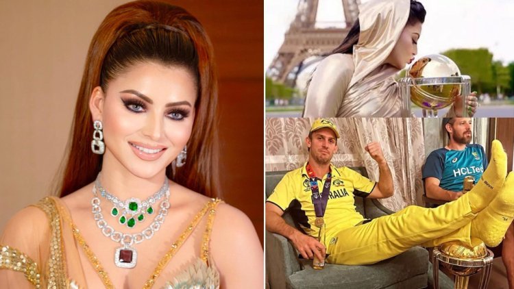 Urvashi Rautela criticized Marsh for disrespecting the World Cup 2023 Trophy