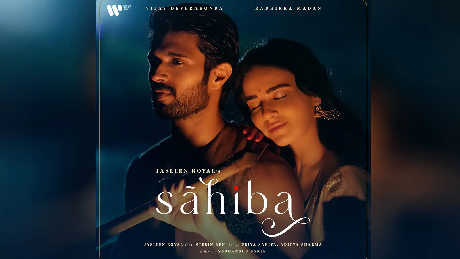 Jasleen Royal’s ‘Sahiba’ Poster Drops: Vijay Deverakonda and Radhikka Madan’s Chemistry Steals the Show!